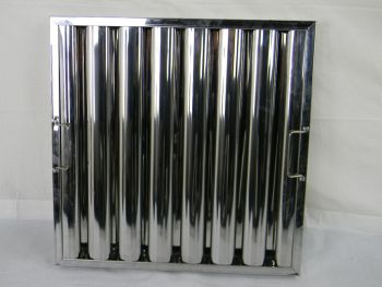 6x Stainless Steel Baffle Filter 495Hx395W